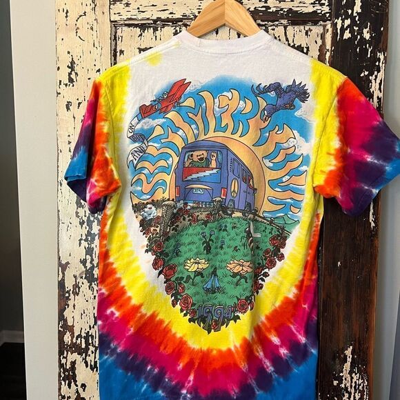 Liquid Blue Vintage Grateful Dead tie Dye 2000 The Bus Came By Iconic Bear tee - Picture 4 of 9